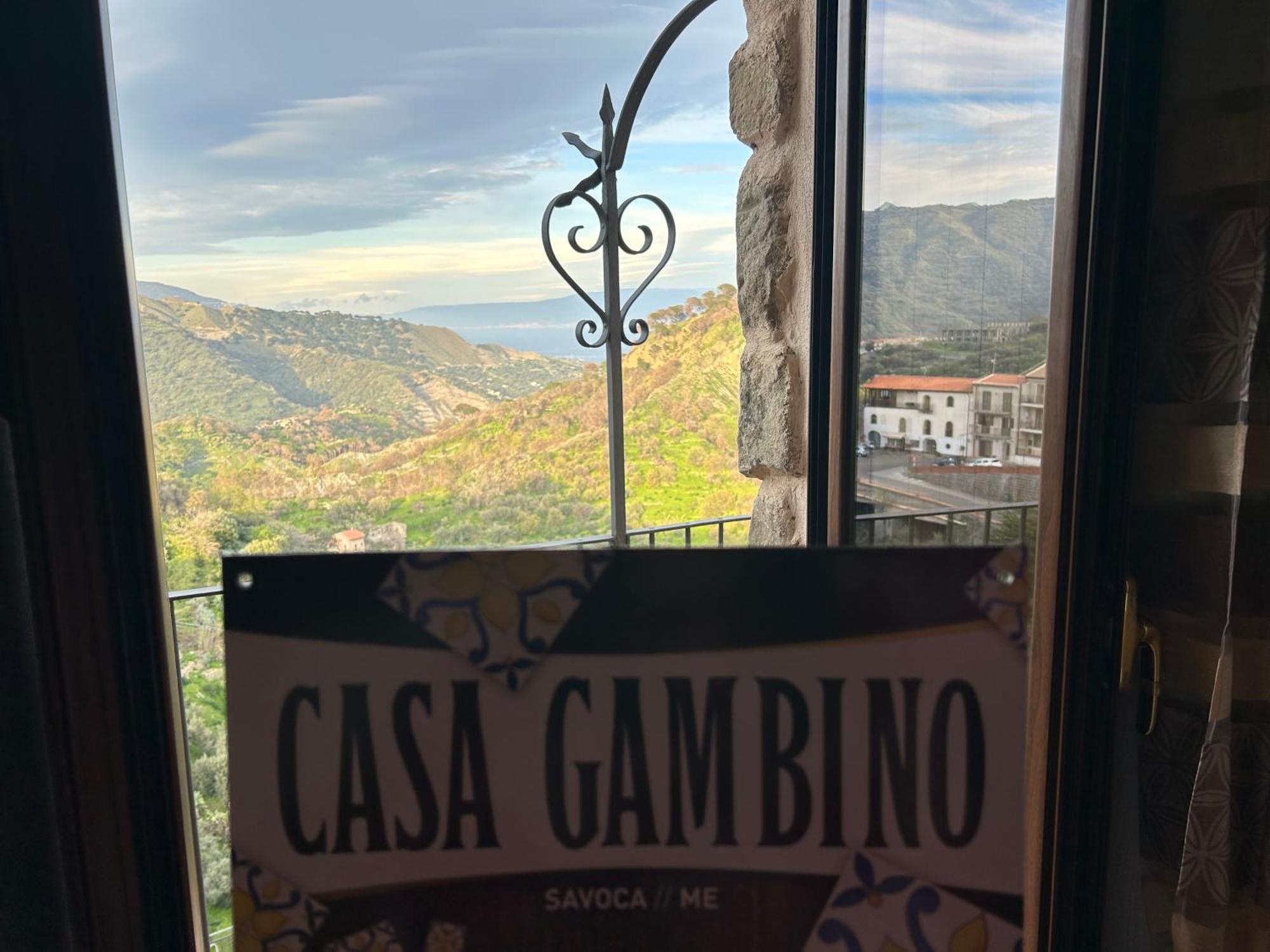 Casa Gambino Bed and Breakfast Savoca Εξωτερικό φωτογραφία